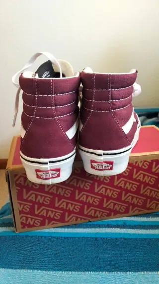Vans Sk8-Hi Platform Bordeaux