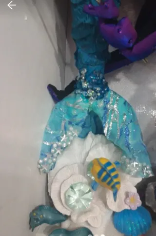 Bambola Ariel Sirenetta Ooak