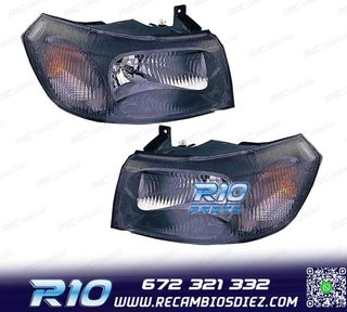 FAROS PARA FORD TRANSIT 00-06 FONDO NEGRO
