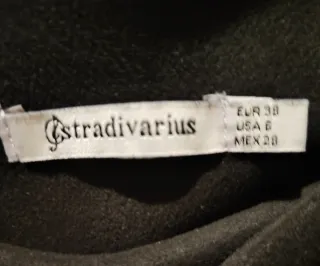 Pantalón largo negro terciopelo