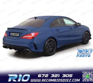 DIFUSOR MERCEDES CLA C117 16-19 LOOK AMG NEGRO BRILLO + COLA