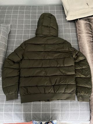 Chamarra acolchada verde militar Talla L