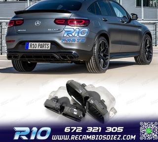 COLAS DE ESCAPE MERCEDES GLC W253 X253 C253 15-22 LOOK GLC63