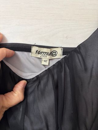 Vestido de fiesta negro Formul@