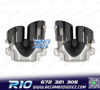 COLAS DE ESCAPE MERCEDES GLE W167 19- LOOK GLE53 NEGRO