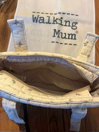 Bolso carrito Walking Mum hojas.
