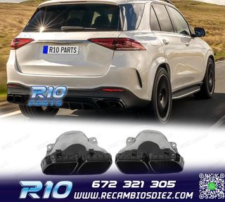 COLAS DE ESCAPE MERCEDES GLE W167 19- LOOK GLE63 NEGRO