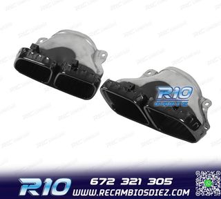 COLAS DE ESCAPE MERCEDES GLE W167 19- LOOK GLE63 NEGRO