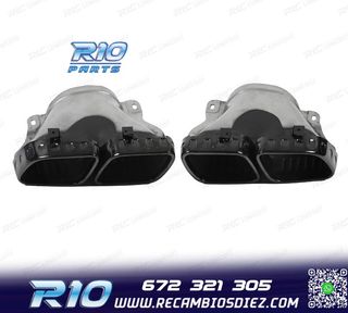 COLAS DE ESCAPE MERCEDES GLE W167 19- LOOK GLE63 NEGRO