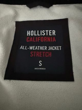 Chaqueta Hollister Negra Mujer