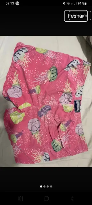 Calções Vilebrequin com padrão de água-viva Xl