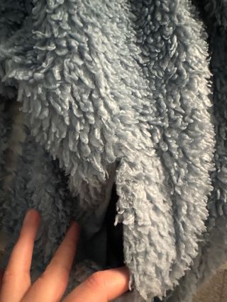 Abrigo azul pelo borreguito