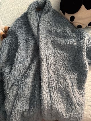 Abrigo azul pelo borreguito