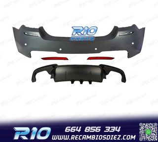 PARAGOLPES TRASERO BMW F10 10-13 LOOK M PDC