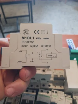 Contador Energía Monofásico M1DL-MID SACI