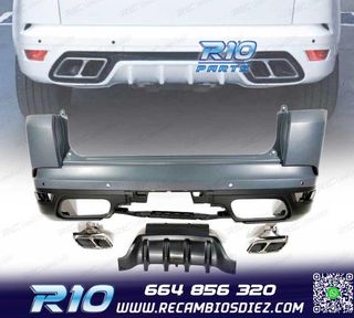 PARAGOLPES TRASERO RANGE ROVER SPORT L494 18- LOOK SVR + COL