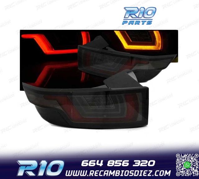 PILOTOS RANGE ROVER EVOQUE INTERMITENTE LED DINAMICO NEGRO A
