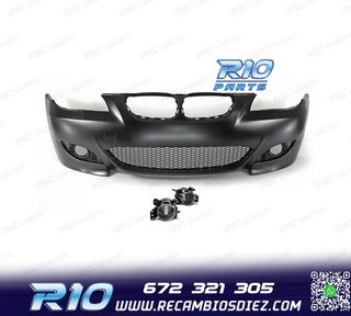 PARAGOLPES DELANTERO BMW E60 E61 LOOK M5 + NIEBLAS