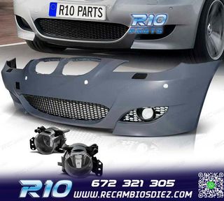PARAGOLPES DELANTERO BMW E60 E61 07-10 LOOK M5 PDC Y NIEBLAS