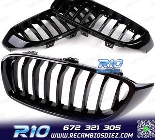 PARRILLAS BMW F32 F33 F36 LOOK M PERFORMANCE NEGRO BRILLO