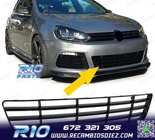 REJILLA PARAGOLPES VOLKSWAGEN VW GOLF 6 5K1 09-13 R20 NEGRO
