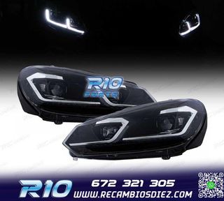 FAROS VOLKSWAGEN VW GOLF 6 08-13 LOOK SILVER GOLF 7 DINAMICO