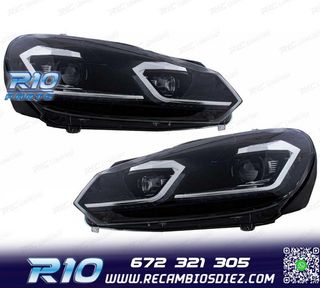 FAROS VOLKSWAGEN VW GOLF 6 08-13 LOOK SILVER GOLF 7 DINAMICO