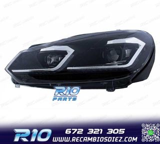 FAROS VOLKSWAGEN VW GOLF 6 08-13 LOOK SILVER GOLF 7 DINAMICO