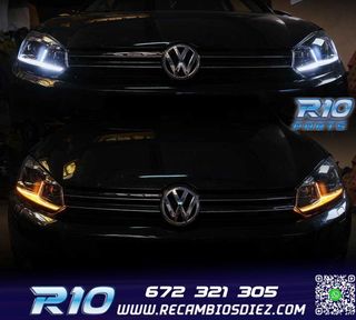 FAROS VOLKSWAGEN VW GOLF 6 08-13 LOOK SILVER GOLF 7 DINAMICO