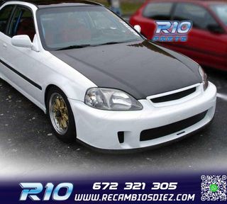 PARAGOLPES DELANTERO HONDA CIVIC 96-98 LOOK N1