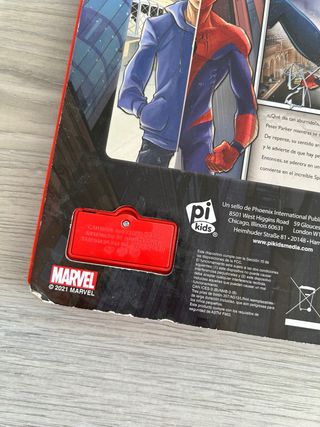 Libro infantil con sonido de Spiderman.