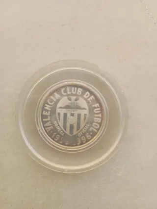 Moneda Plata Valencia CF 1996