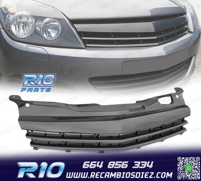 PARRILLA OPEL ASTRA H GTC 05-09 NEGRO