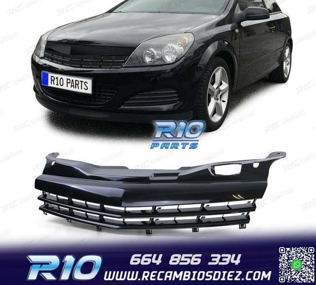 PARRILLA OPEL ASTRA H GTC 05-09 NEGRO