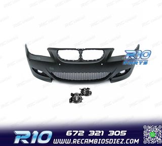 PARAGOLPES DELANTERO BMW E60 E61 03-07 LOOK M5 PDC + NIEBLAS