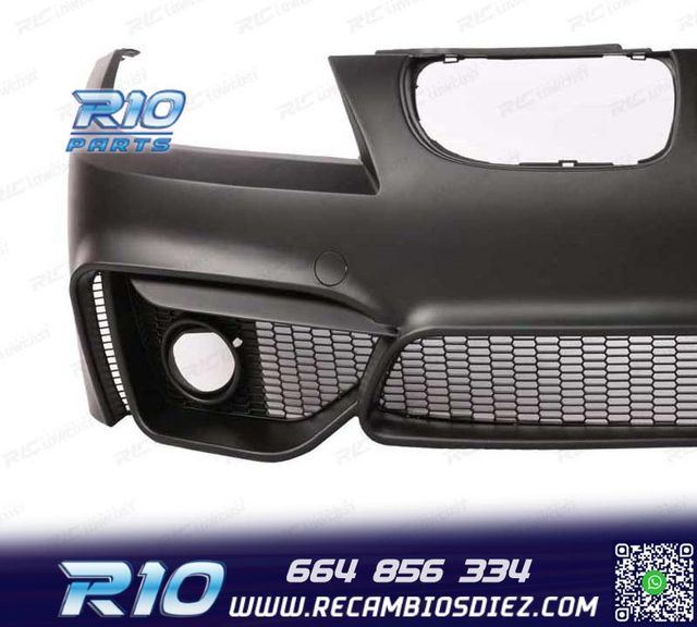 PARAGOLPES DELANTERO BMW E90 E91 05-08 LOOK M4 REJILLAS NIEB