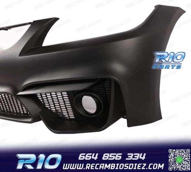PARAGOLPES DELANTERO BMW E90 E91 05-08 LOOK M4 REJILLAS NIEB