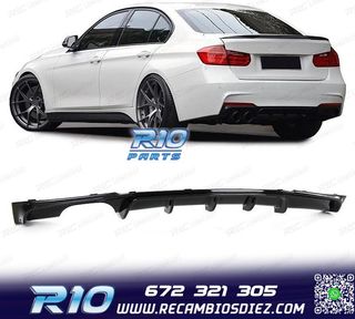 DIFUSOR BMW F30 F31 LOOK M PERFORMANCE NEGRO BRILLO