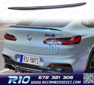 ALERON SPOILER BMW X4 G02 18- LOOK M PERFORMANCE NEGRO BRILL