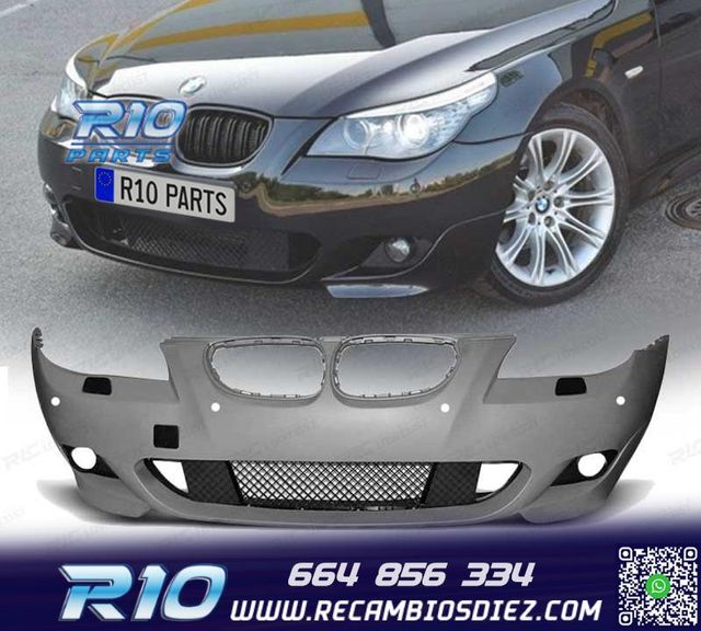 PARAGOLPES DELANTERO BMW E60 E61 07-10 LOOK M PDC SRA