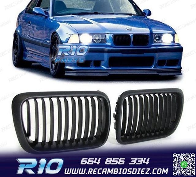 PARRILLA BMW E36 96-98 LOOK M PERFORMANCE NEGRO