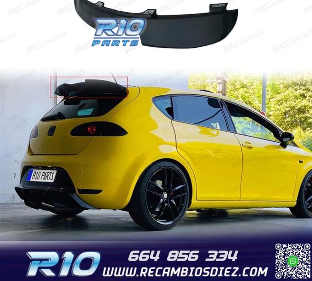 ALERON SEAT LEON 1P 04-09 LOOK FR NEGRO BRILLO