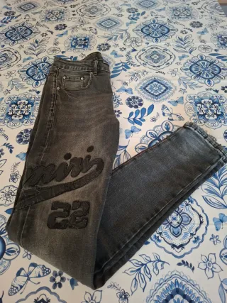 Jeans Uomo Neri con Patch Tg. 30