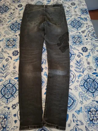 Jeans Uomo Neri con Patch Tg. 30