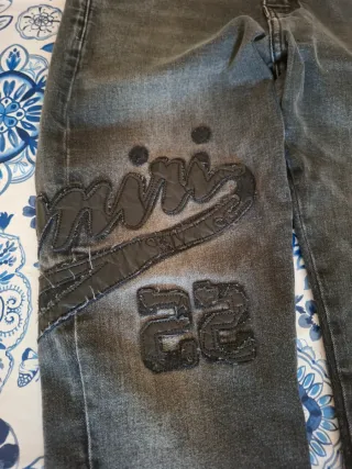 Jeans Uomo Neri con Patch Tg. 30