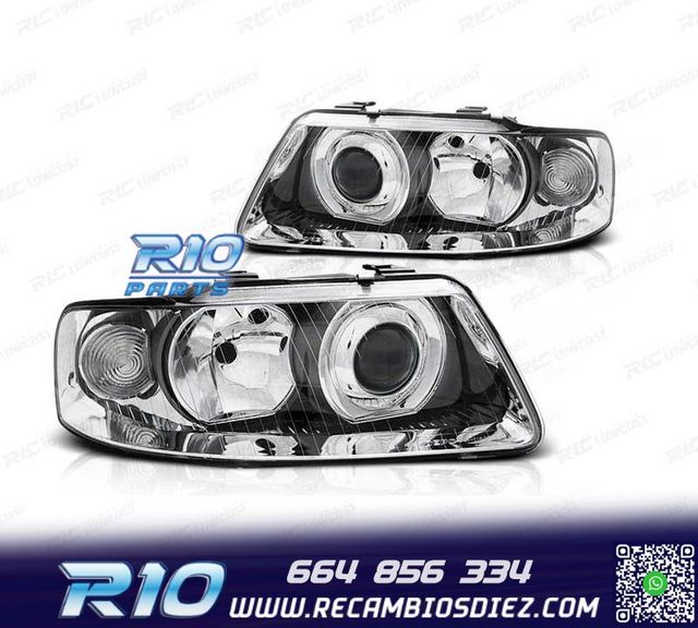FAROS AUDI A3 8L 00-03 CROMADOS H7