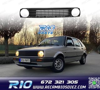 PARRILLA VOLKSWAGEN VW GOLF 2 83-91 NEGRO MONOFARO