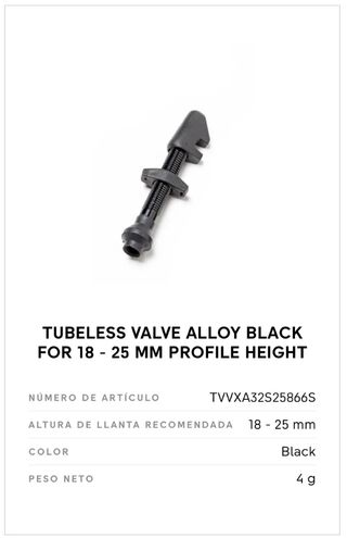 DT Swiss XRC 1200 Tubeless Valve Top Of The Range