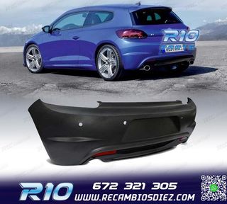 PARAGOLPES TRASERO VOLKSWAGEN VW SCIROCCO 08-14 LOOK R PDC