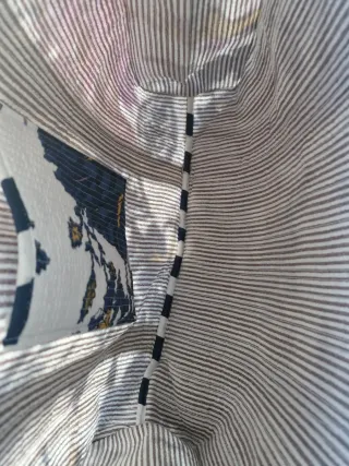 Bolso Hombro  100% Algodón Acolchado. Floral